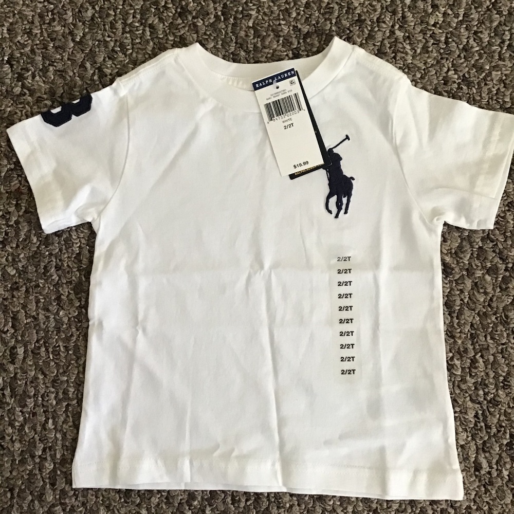 New!! POLO by Ralph Lauren Short Sleeve T shirt 2T